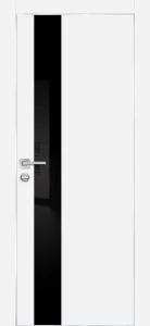 Межкомнатная дверь PX-10  AL кромка с 4-х ст. Белый матовый