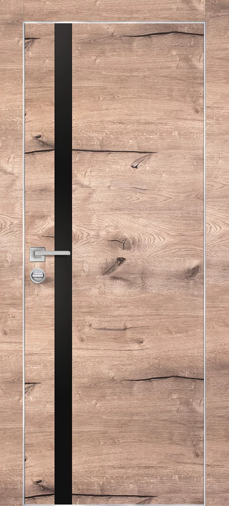 Фото Межкомнатная дверь PX-8  AL кромка с 4-х ст. Дуб пацифик