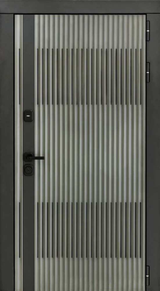 Входная дверь ДвериПРО Elfy ФЛ 244 беленый дуб DPRO196813 внешняя сторона