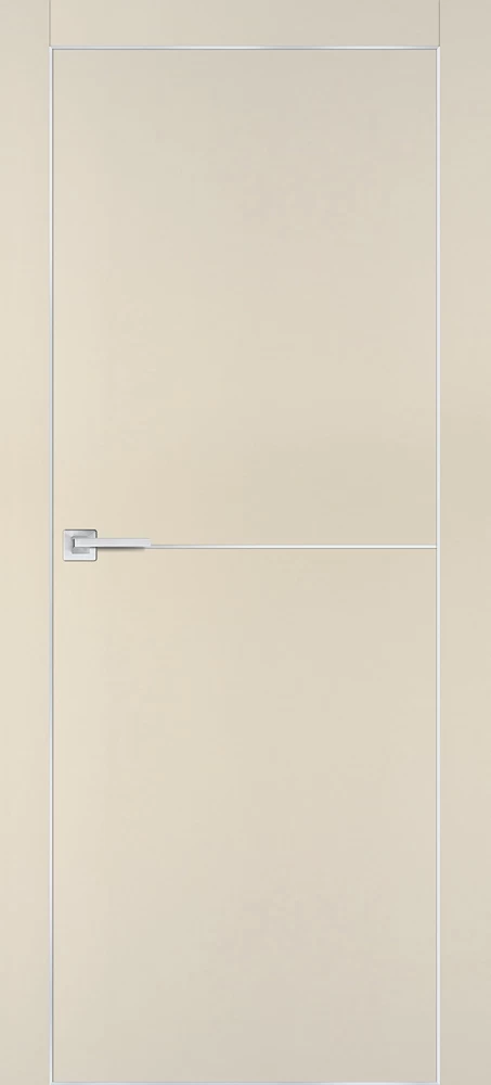 Фото Межкомнатная дверь PX-19 AL кромка с 4-х ст. Бежевый матовый
