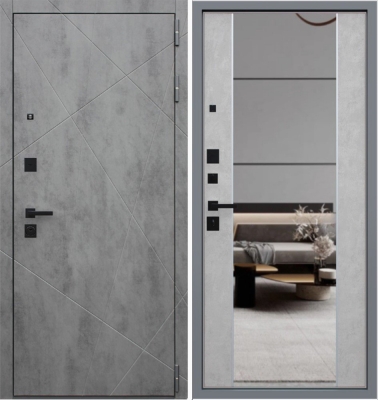 Дверь Дуэт Б с зеркалом